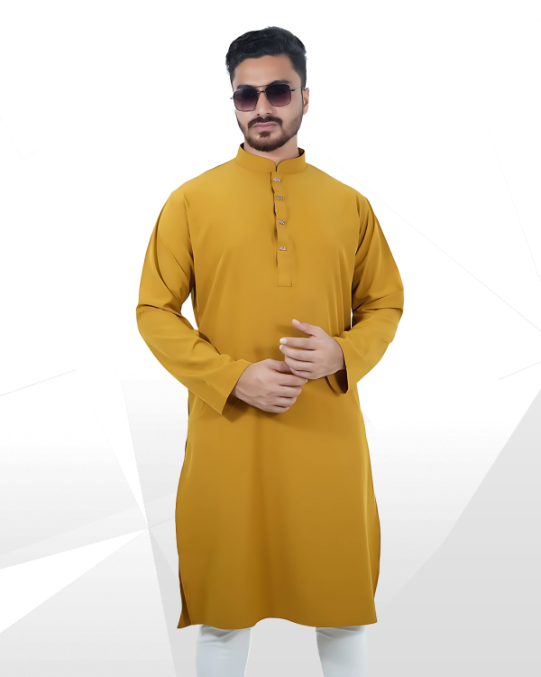 Premium Panjabi - Yellow